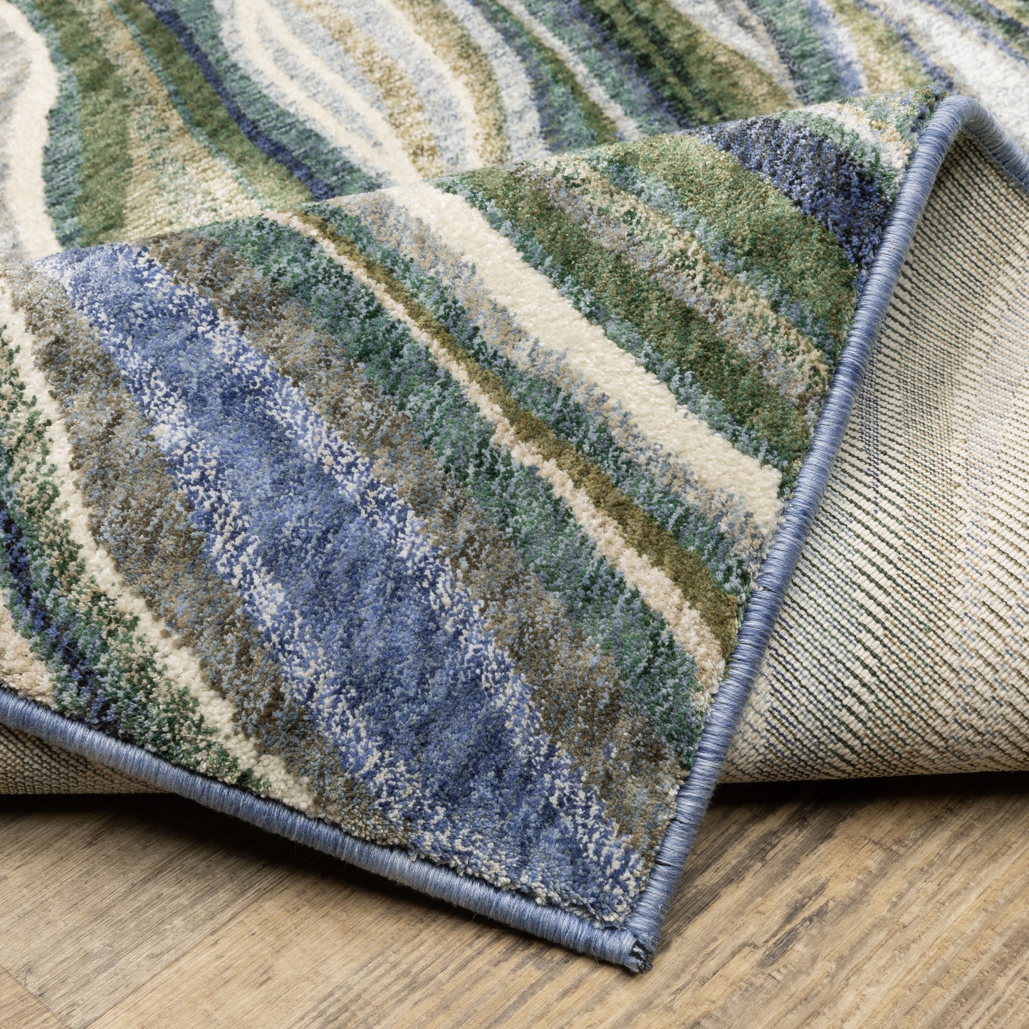 Oriental Weavers Tisdell  Green Blue Modern