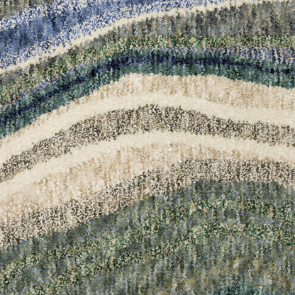 Oriental Weavers Tisdell  Green Blue Modern