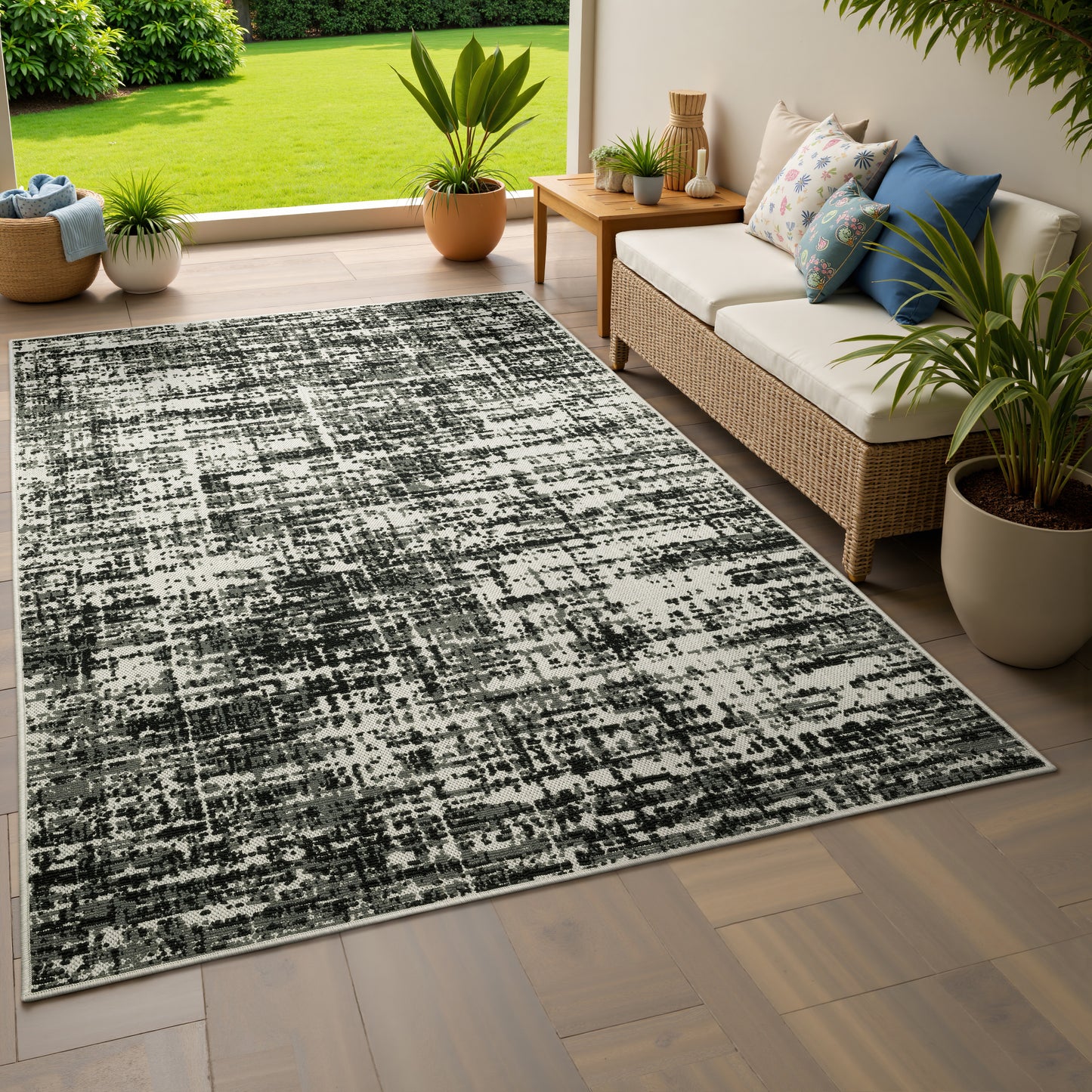 Oriental Weavers Torrey  Black Beige Modern & Contemporary