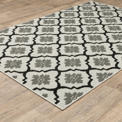 Oriental Weavers Torrey  Light Grey Black Moroccan
