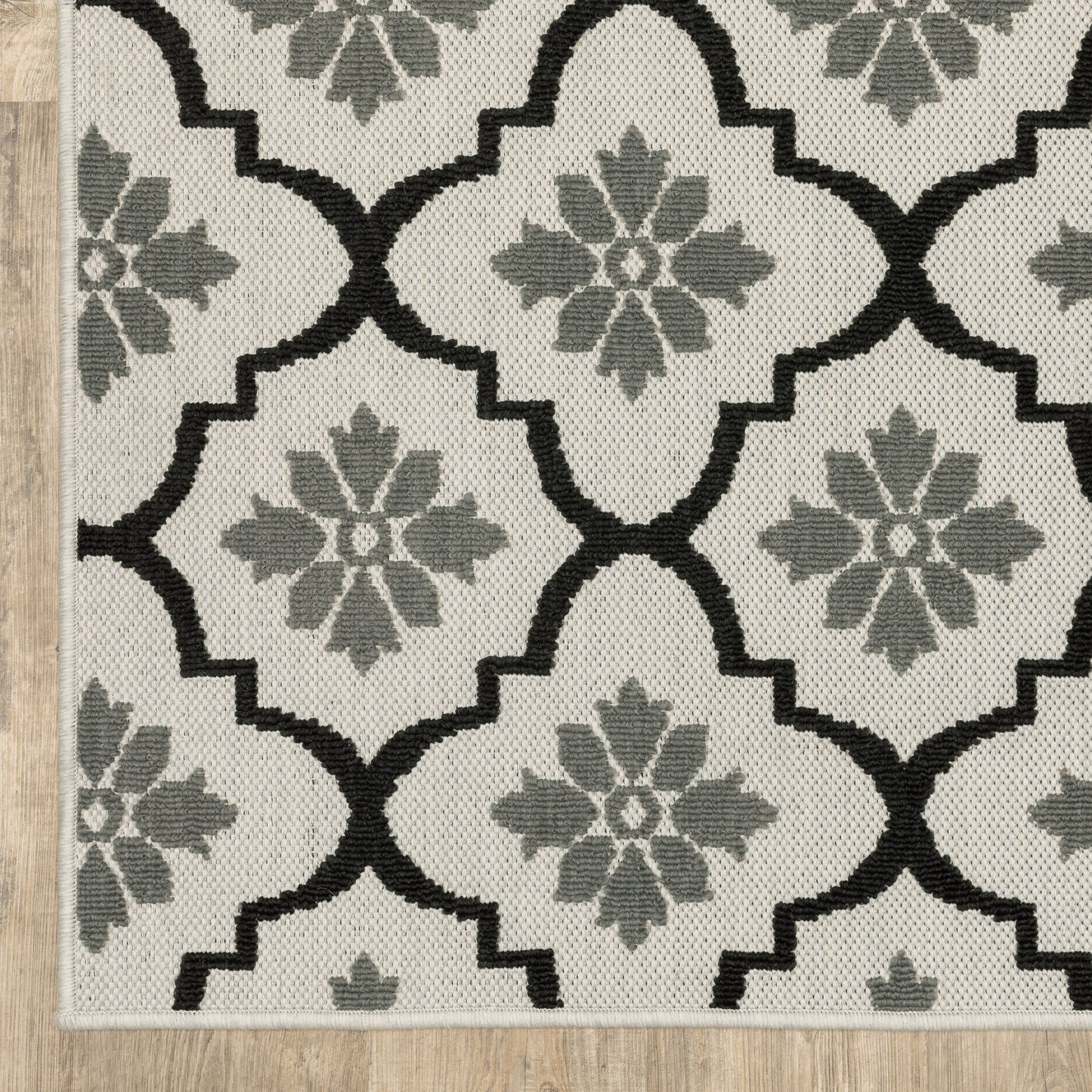 Oriental Weavers Torrey  Light Grey Black Moroccan