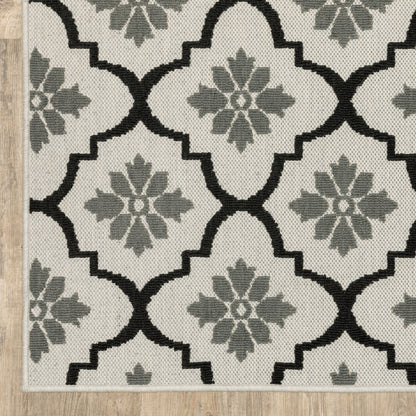 Oriental Weavers Torrey  Light Grey Black Moroccan