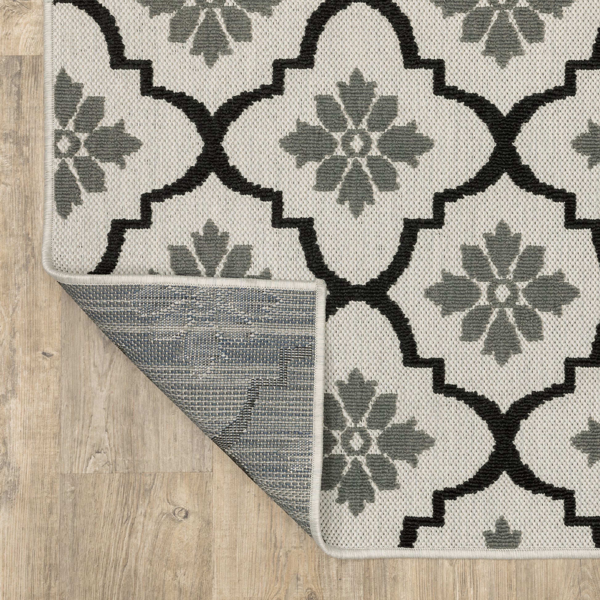 Oriental Weavers Torrey  Light Grey Black Moroccan
