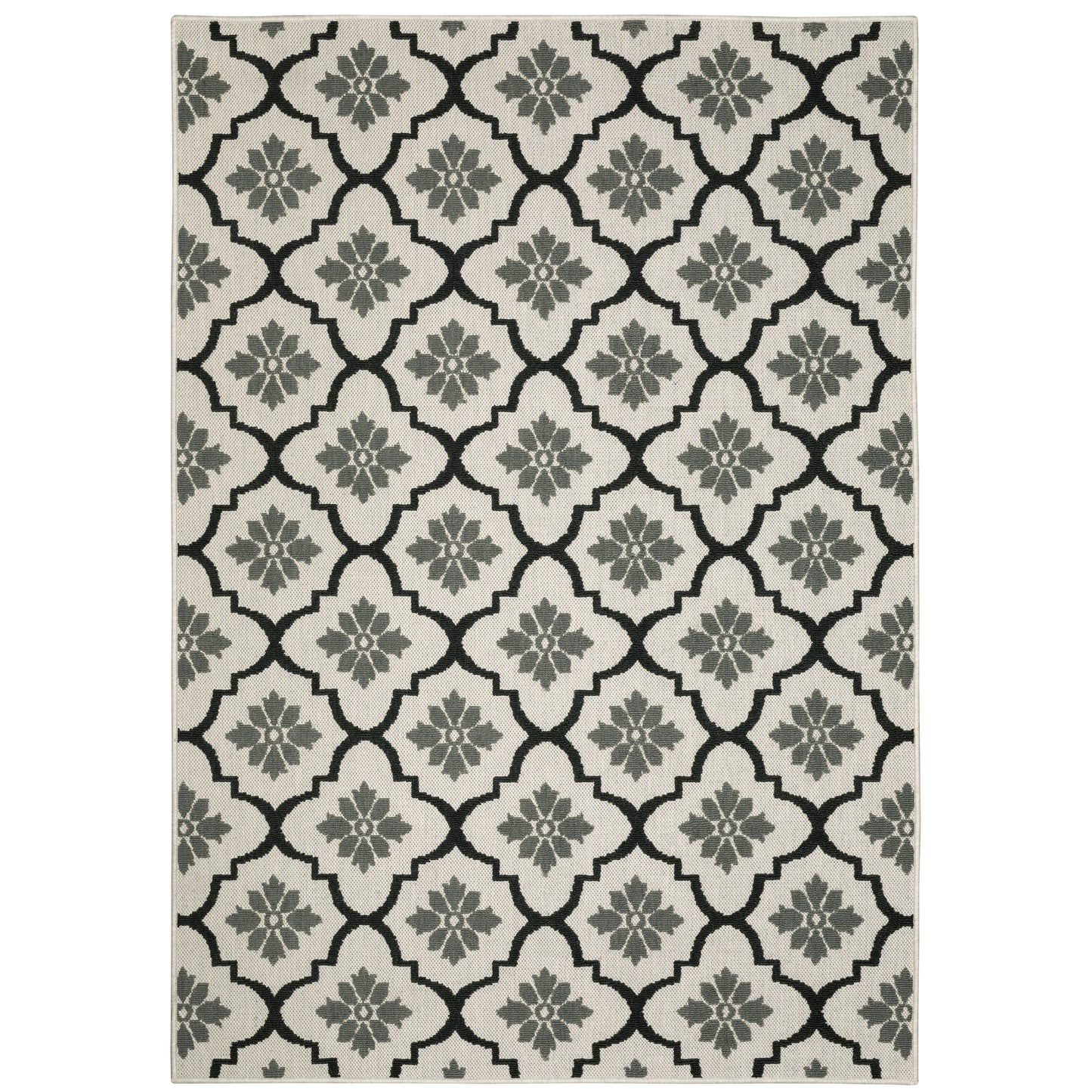 Oriental Weavers Torrey  Light Grey Black Moroccan