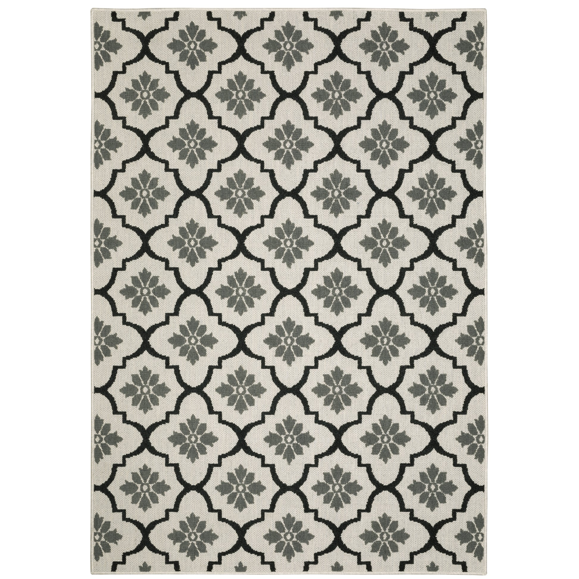 Oriental Weavers Torrey  Light Grey Black Moroccan