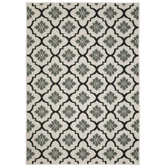Oriental Weavers Torrey  Light Grey Black Moroccan