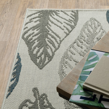Oriental Weavers Torrey  Light Grey Grey Tropical