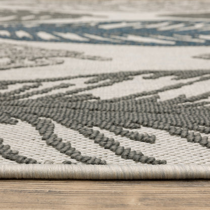 Oriental Weavers Torrey  Light Grey Grey Tropical