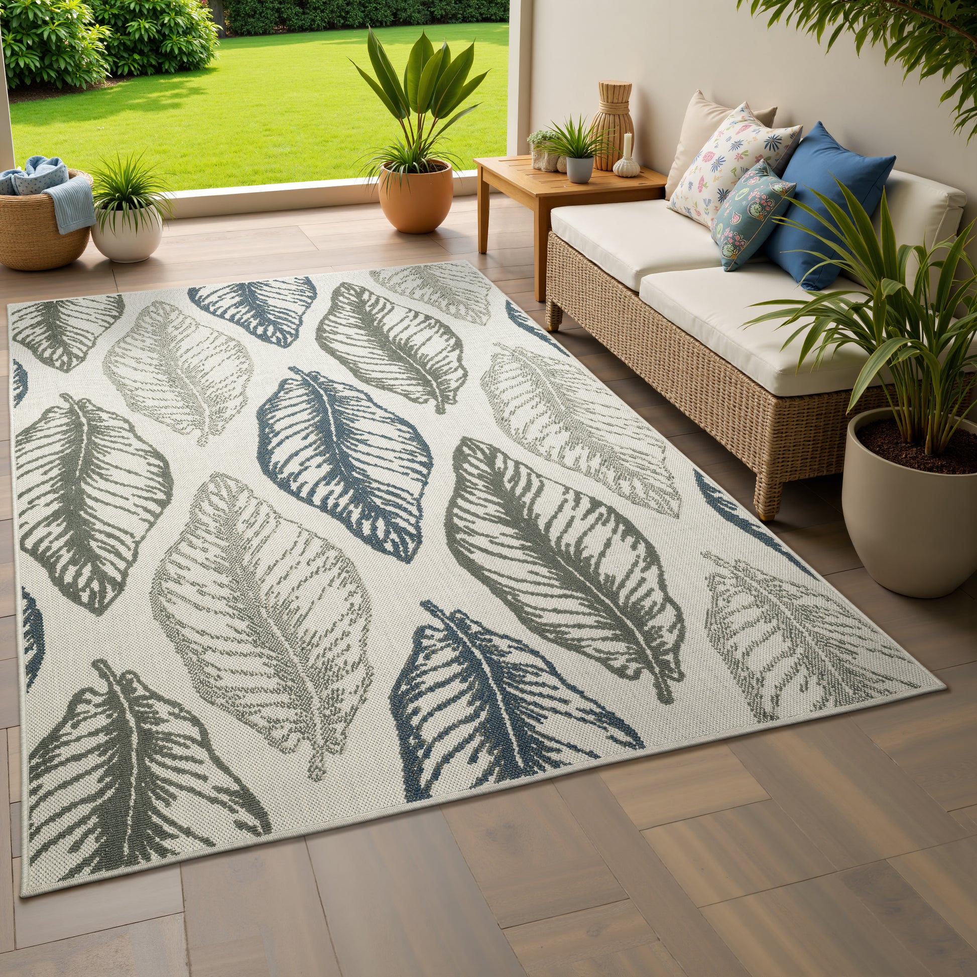Oriental Weavers Torrey  Light Grey Grey Tropical