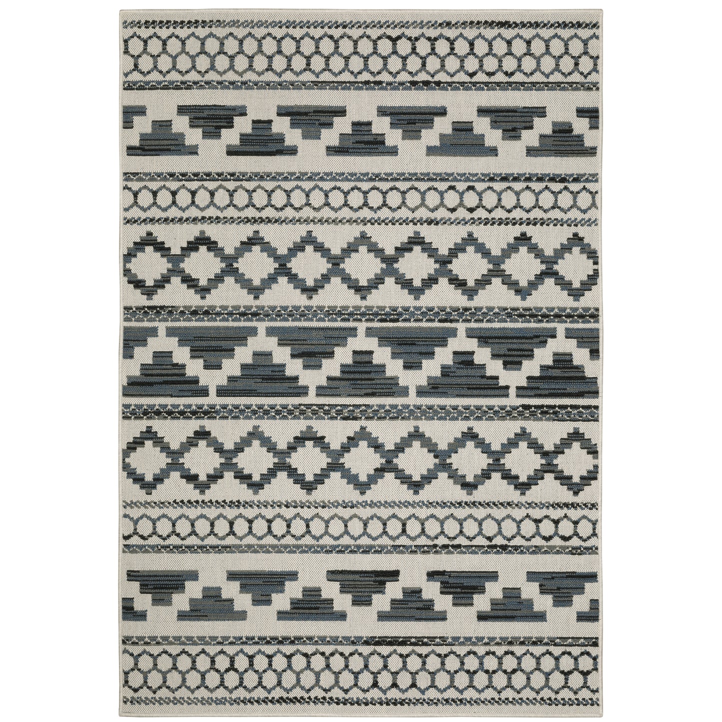 Oriental Weavers Torrey  Light Grey Blue Tribal