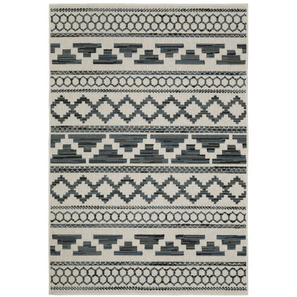 Oriental Weavers Torrey  Light Grey Blue Tribal