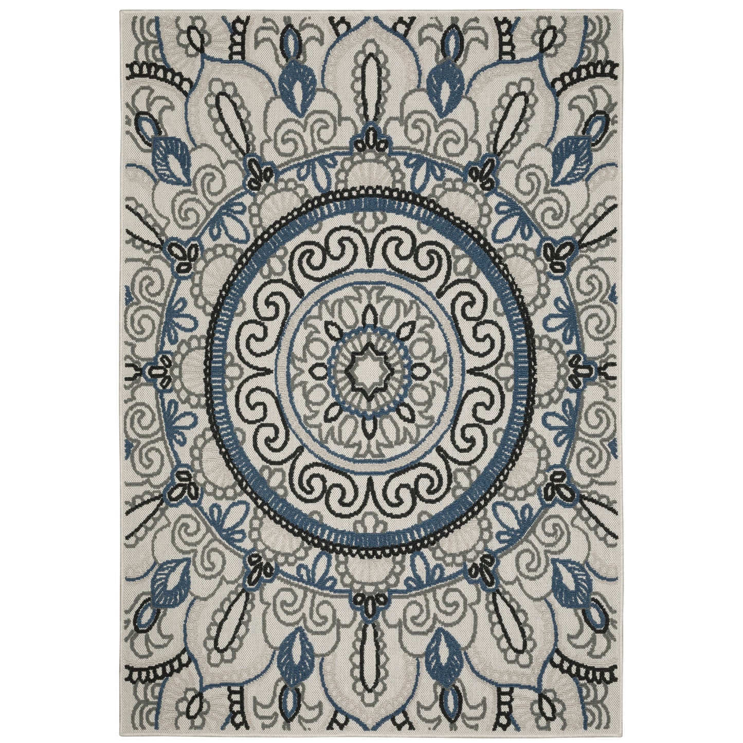 Oriental Weavers Torrey  Light Grey Blue Bohemian