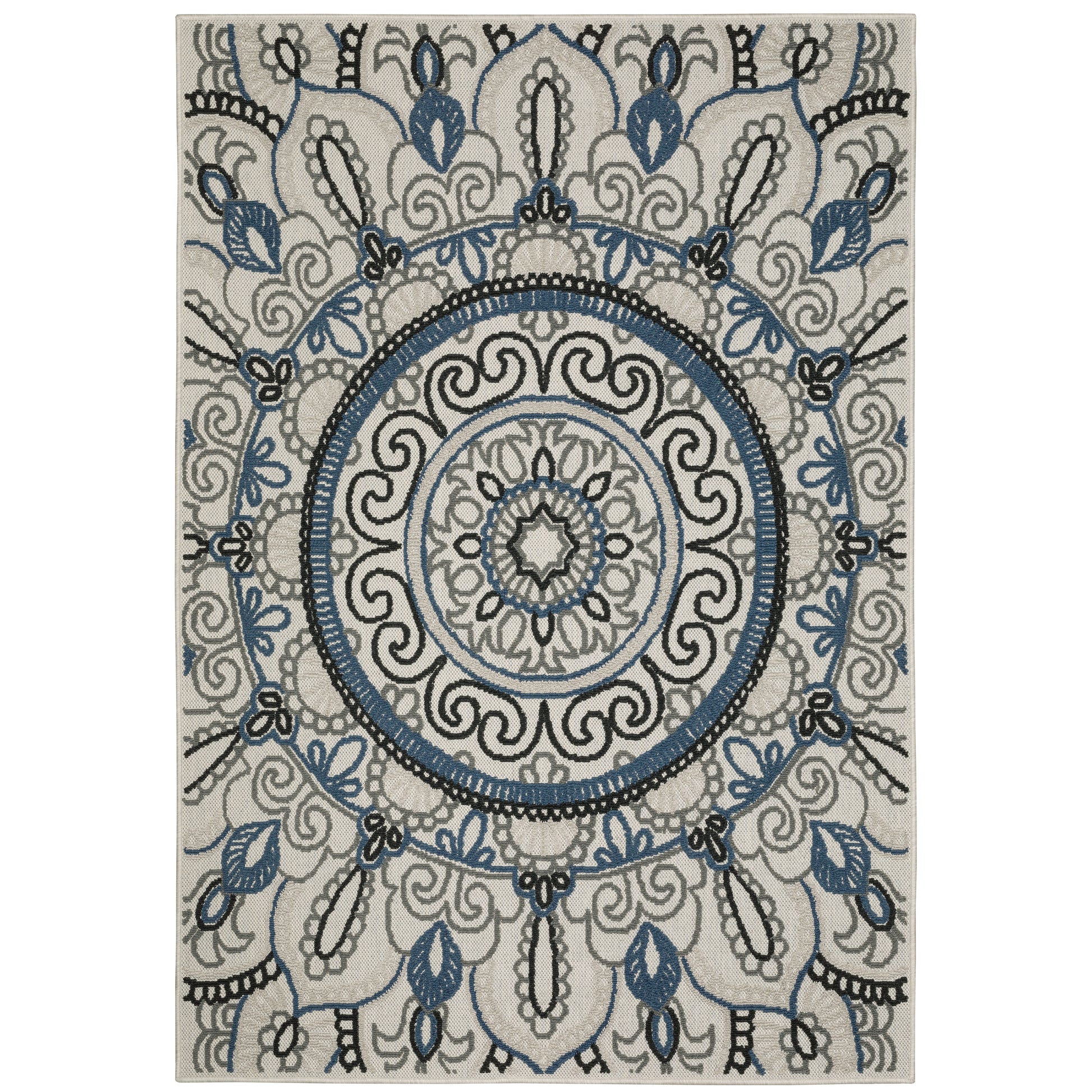 Oriental Weavers Torrey  Light Grey Blue Bohemian