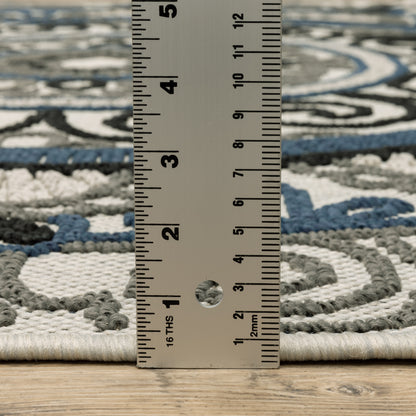 Oriental Weavers Torrey  Light Grey Blue Bohemian