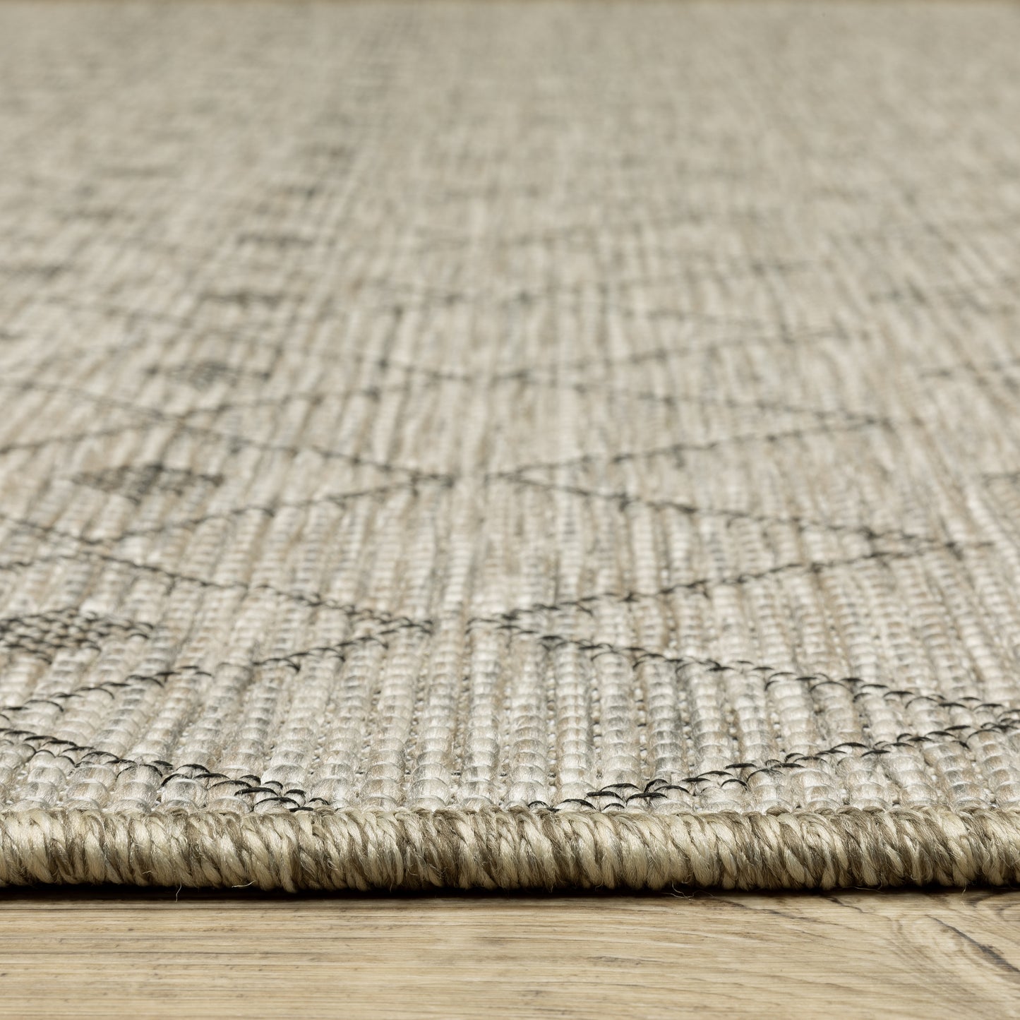 Oriental Weavers Tortuga  Tan Black Casual