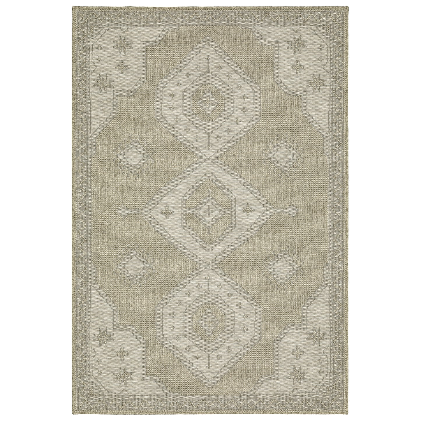 Oriental Weavers Tortuga  Tan Black Traditional