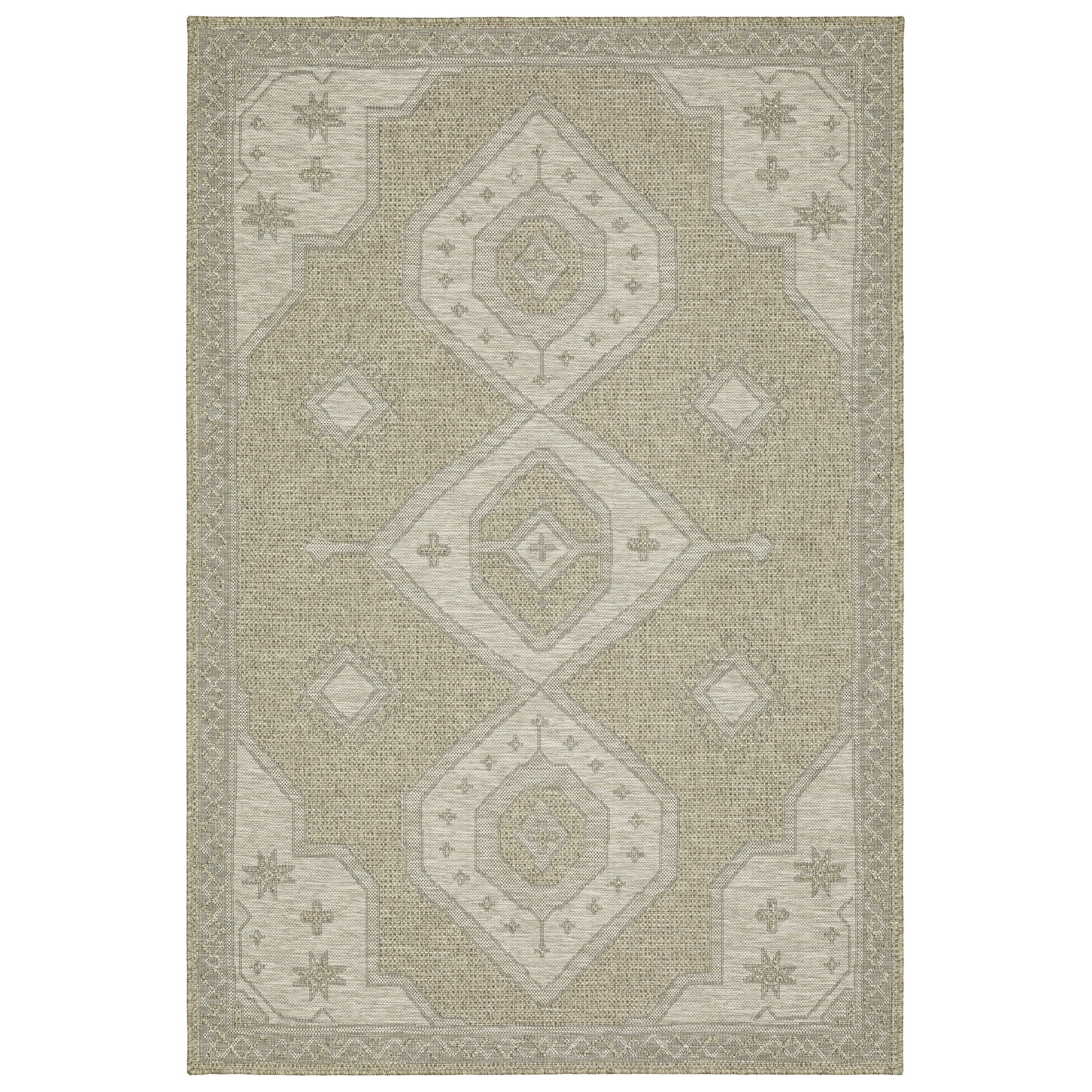 Oriental Weavers Tortuga  Tan Black Traditional