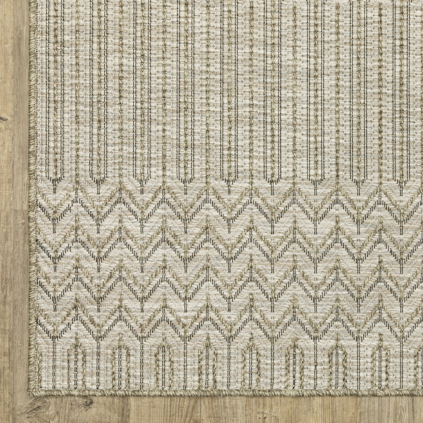 Oriental Weavers Tortuga  Tan Black Casual