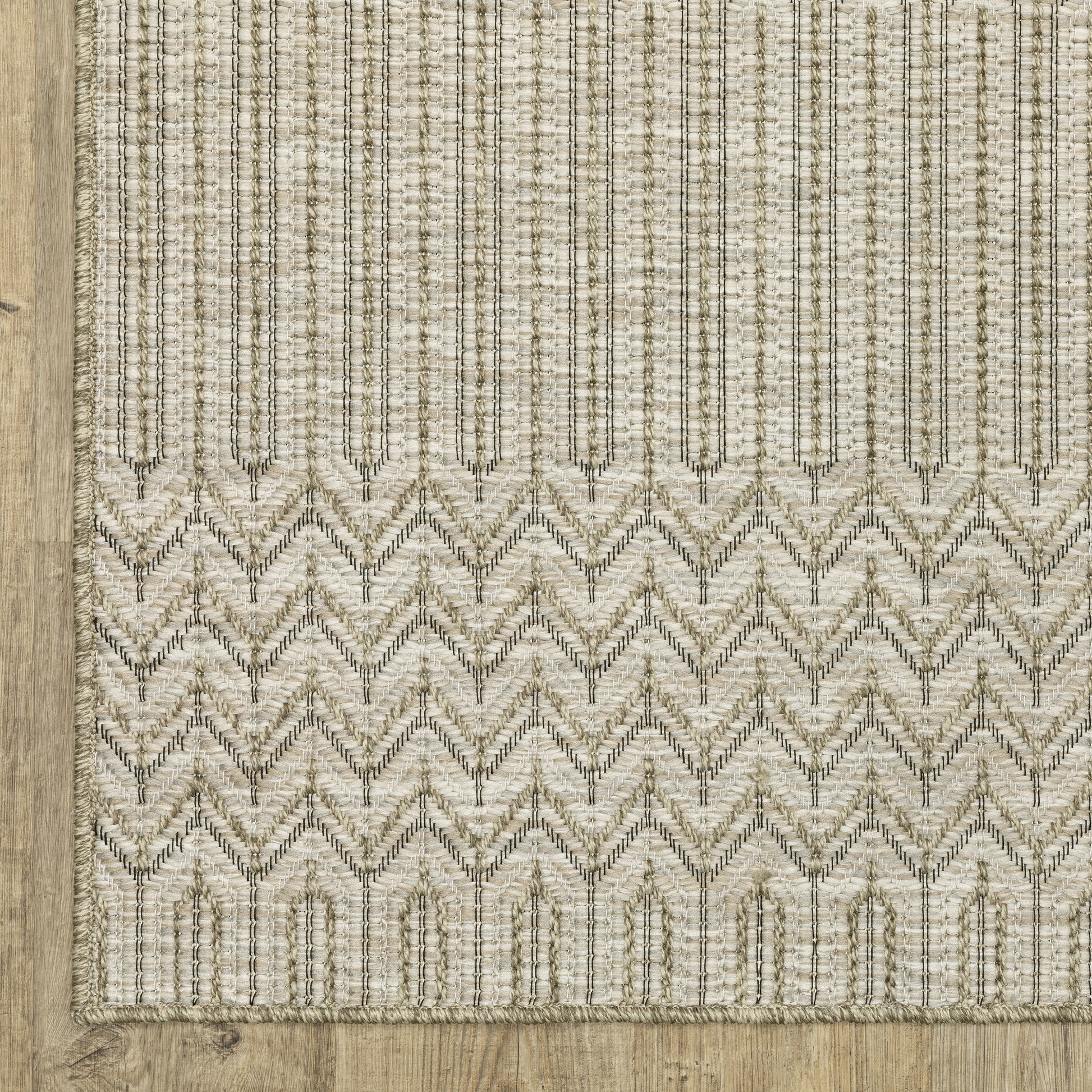 Oriental Weavers Tortuga  Tan Black Casual