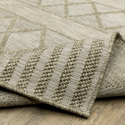 Oriental Weavers Tortuga  Tan Light Brown Casual