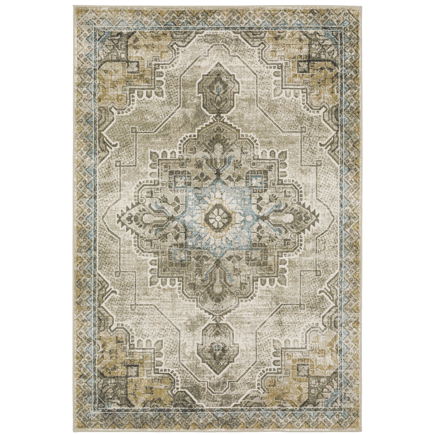 Oriental Weavers Venice  Grey Blue Traditional