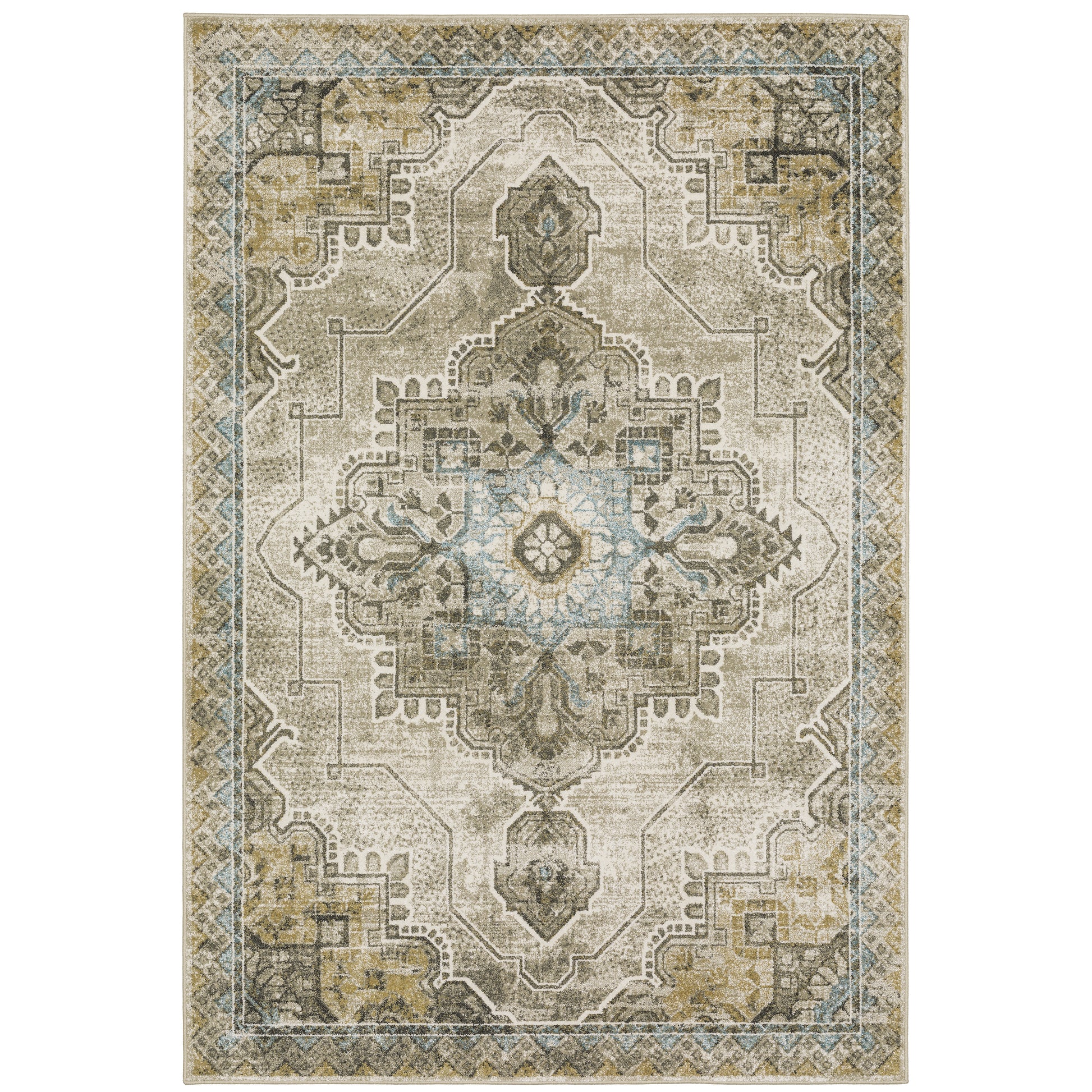 Oriental Weavers Venice  Grey Blue Traditional