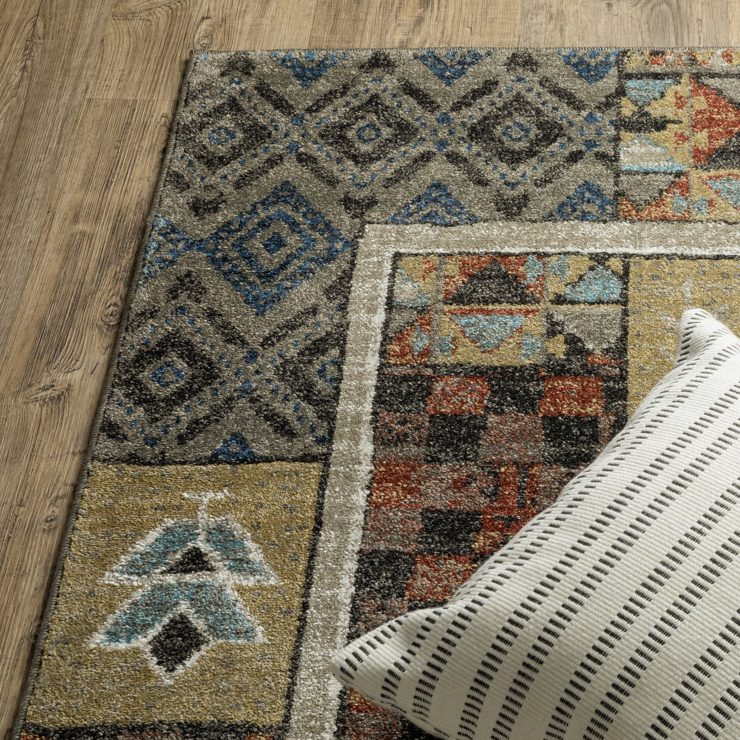 Oriental Weavers Venice  Blue Gold Bohemian