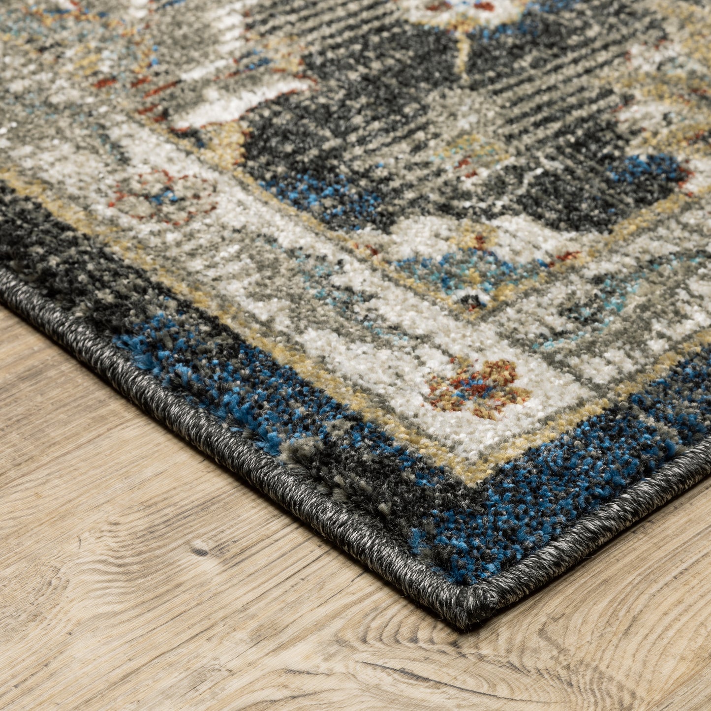 Oriental Weavers Venice  Charcoal Blue Traditional