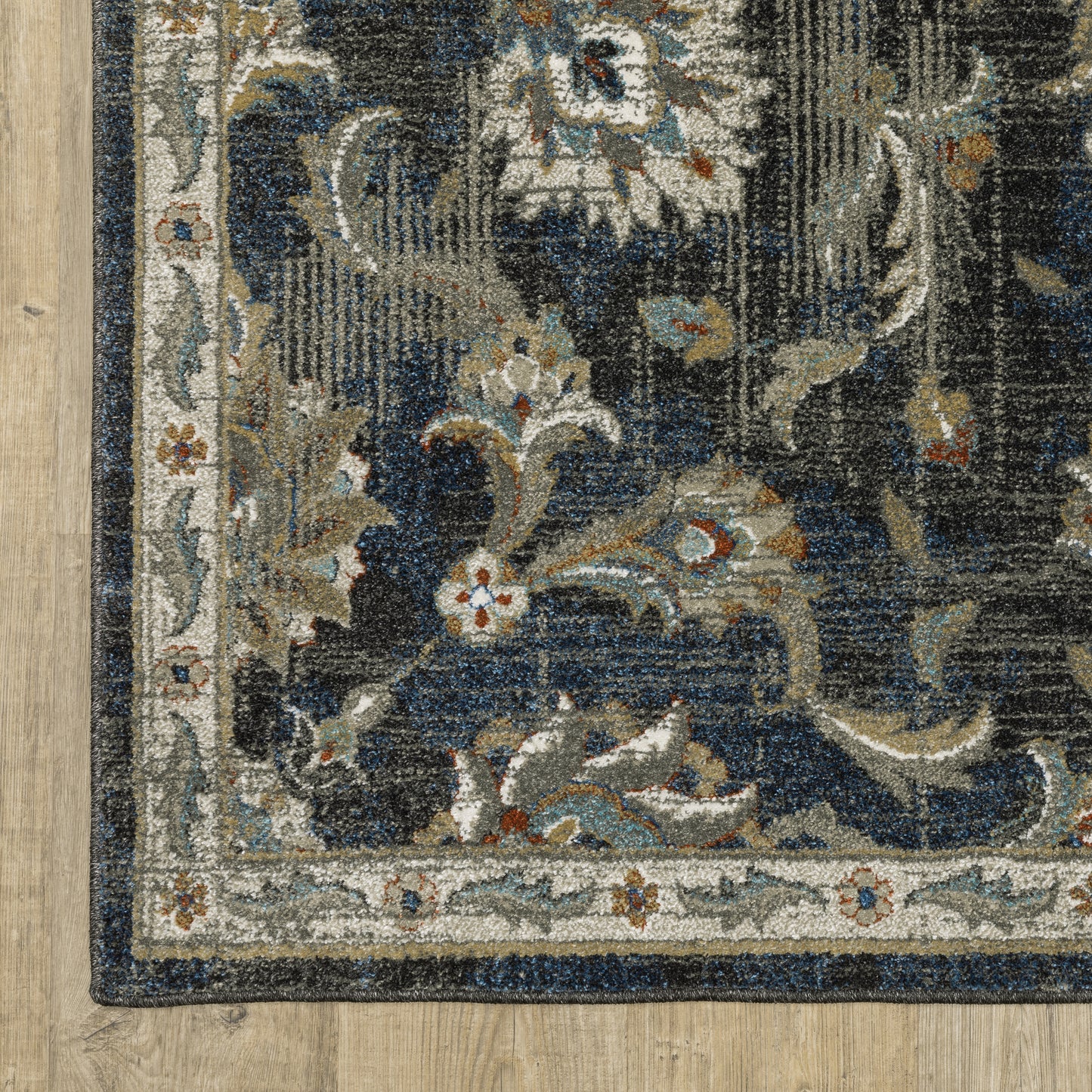 Oriental Weavers Venice  Charcoal Blue Traditional