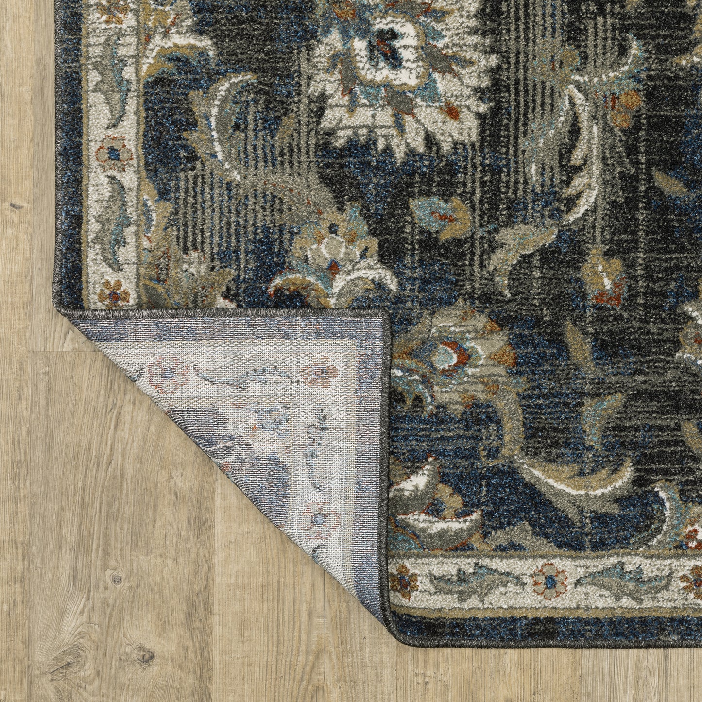 Oriental Weavers Venice  Charcoal Blue Traditional