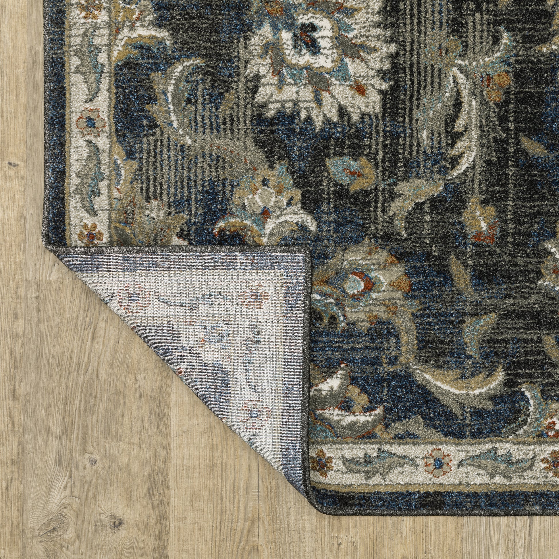 Oriental Weavers Venice  Charcoal Blue Traditional