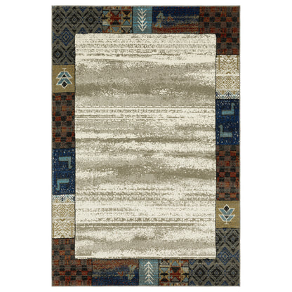 Oriental Weavers Venice  Beige Blue Bohemian