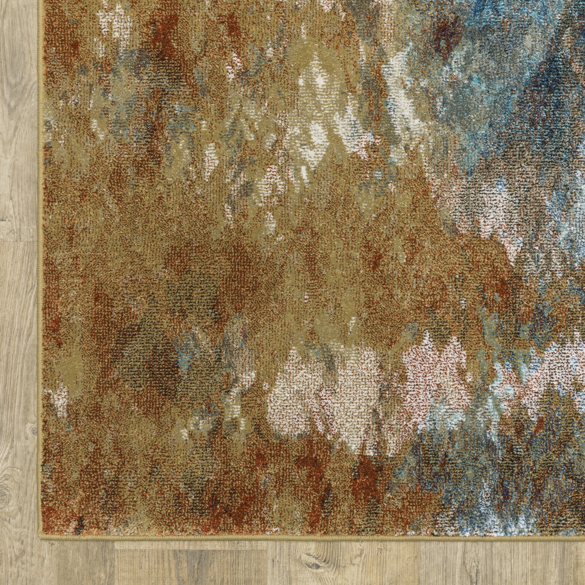 Oriental Weavers Venice  Blue Gold Modern & Contemporary