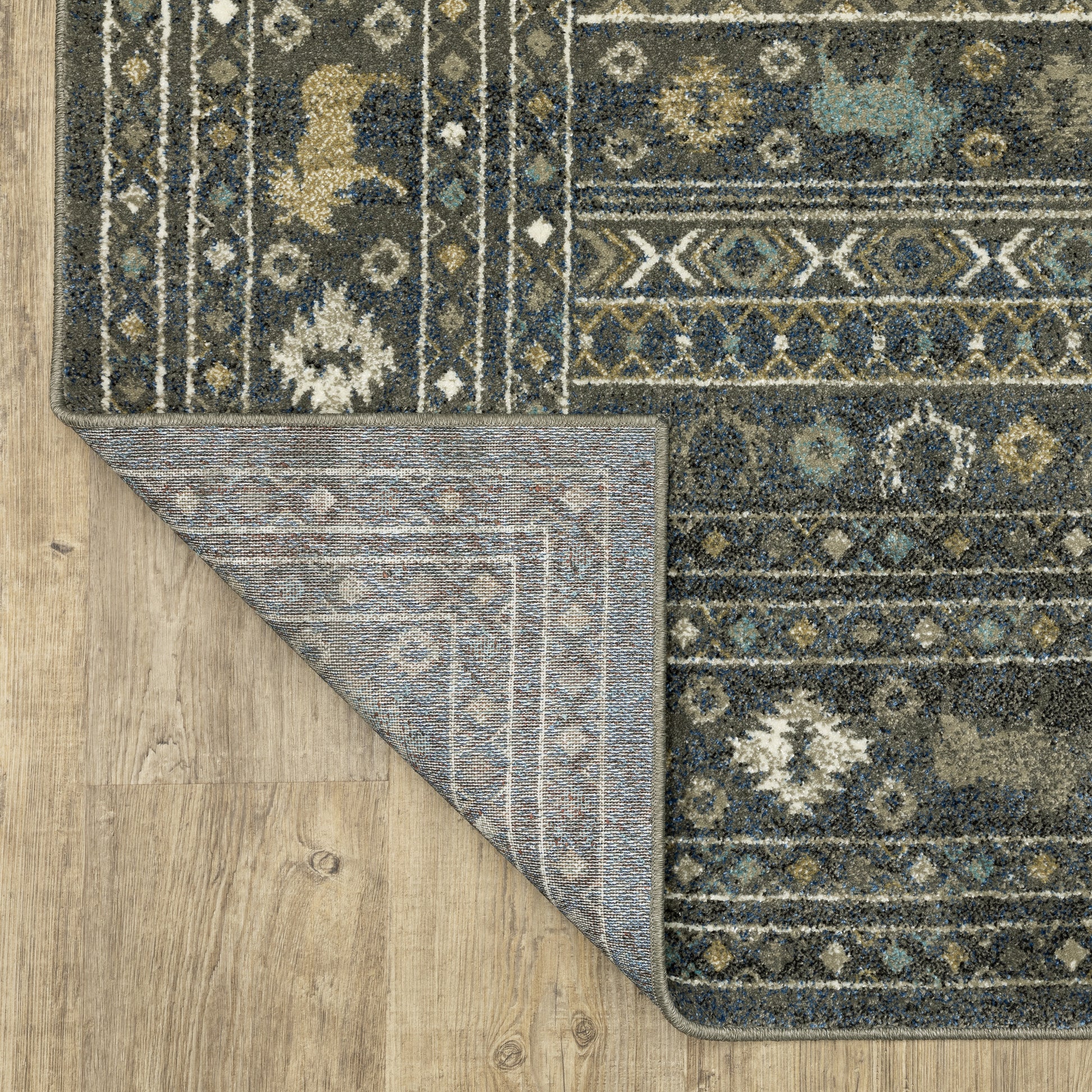 Oriental Weavers Venice  Blue Gold Southwestern/Lodge