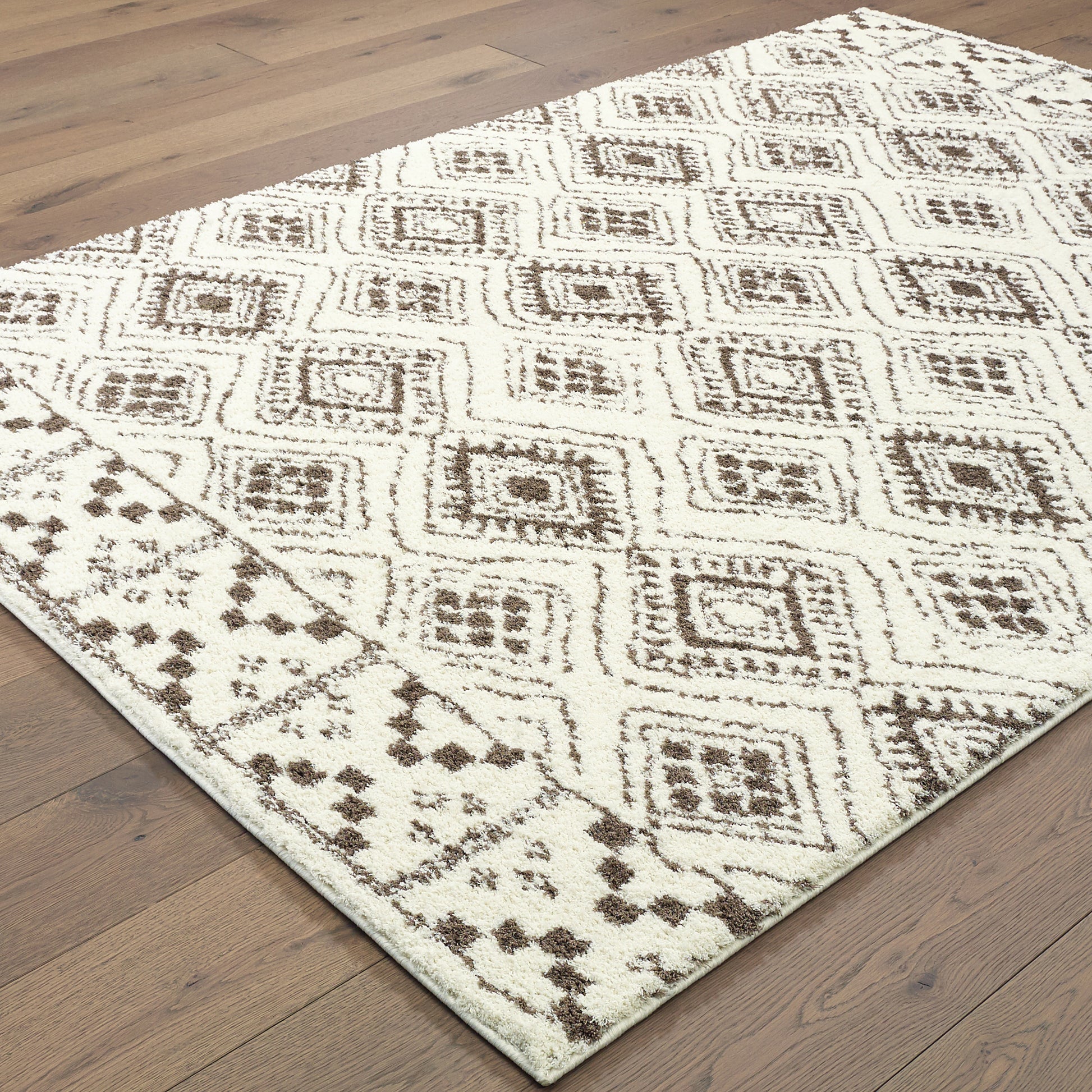 Oriental Weavers Verona  Ivory Brown Tribal