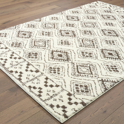 Oriental Weavers Verona  Ivory Brown Tribal