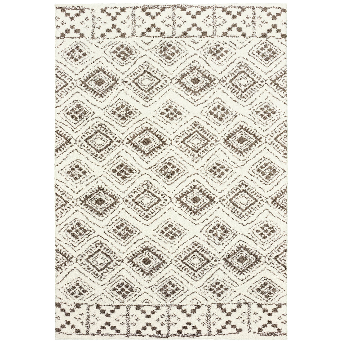 Oriental Weavers Verona  Ivory Brown Tribal