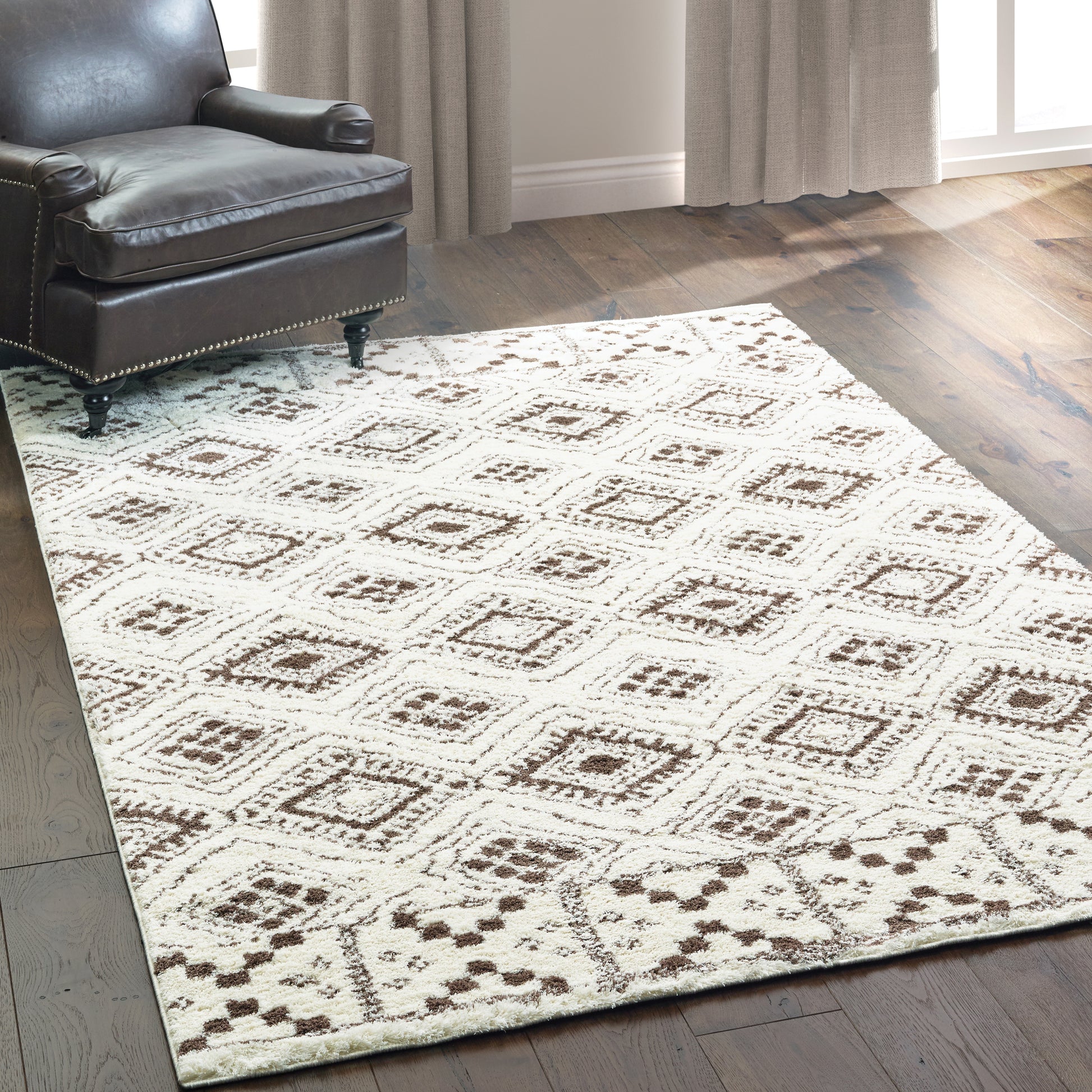 Oriental Weavers Verona  Ivory Brown Tribal