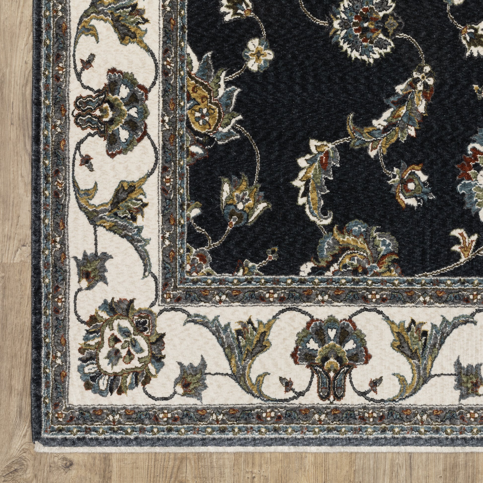 Oriental Weavers Vivian  Navy Ivory Traditional
