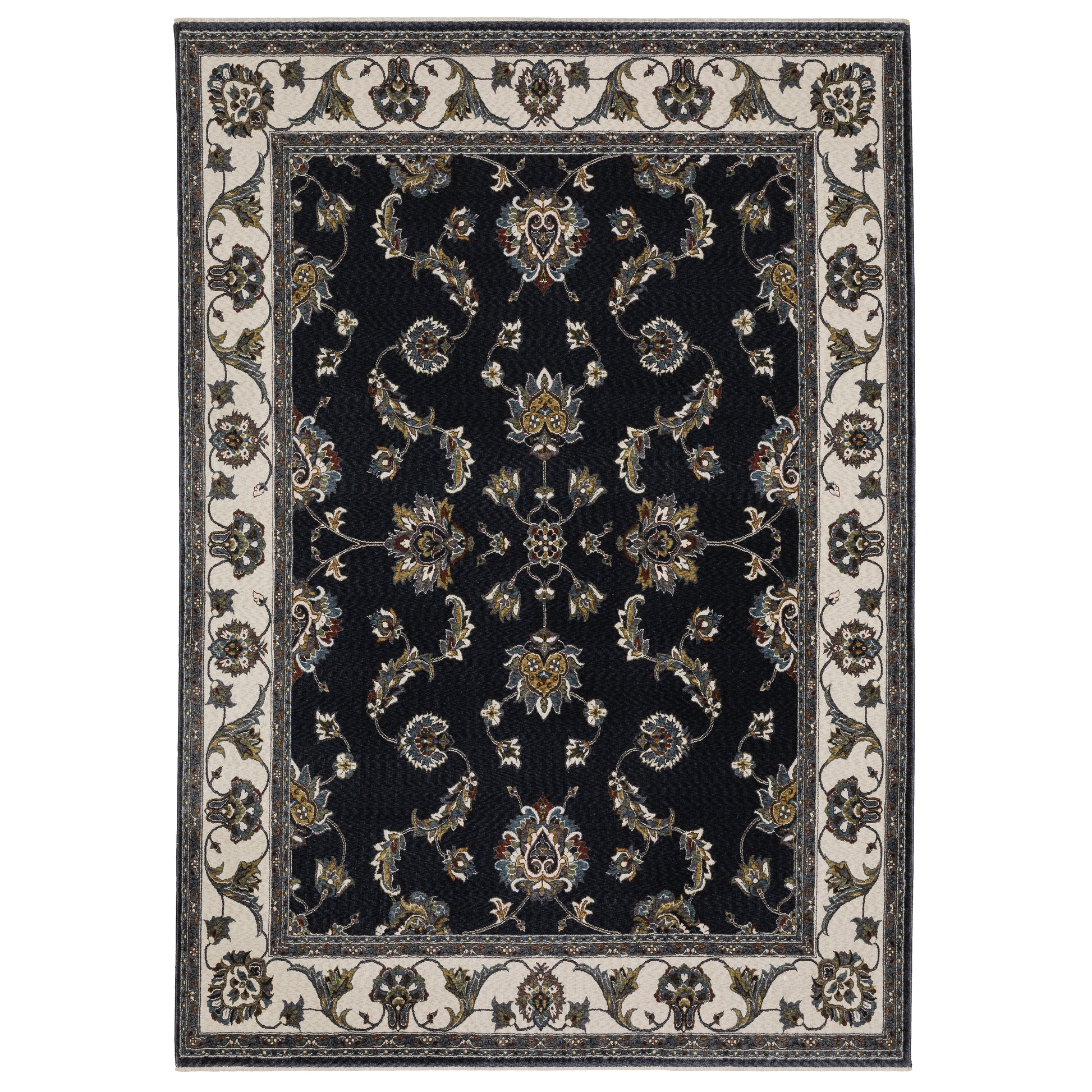 Oriental Weavers Vivian  Navy Ivory Traditional