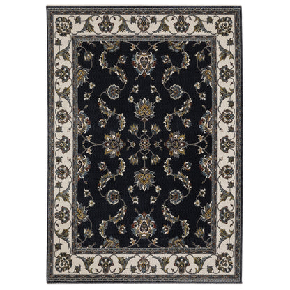 Oriental Weavers Vivian  Navy Ivory Traditional