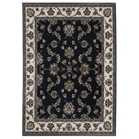 Oriental Weavers Vivian  Navy Ivory Traditional
