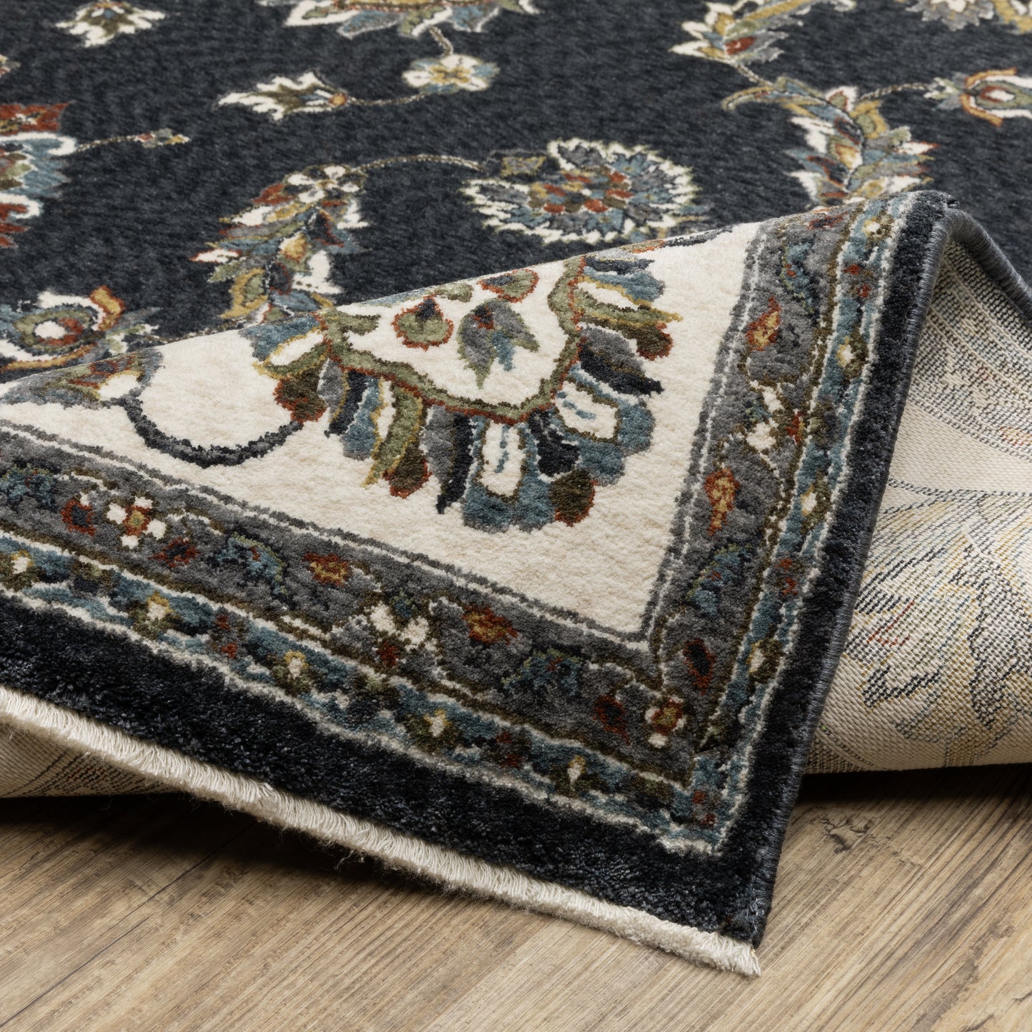Oriental Weavers Vivian  Navy Ivory Traditional