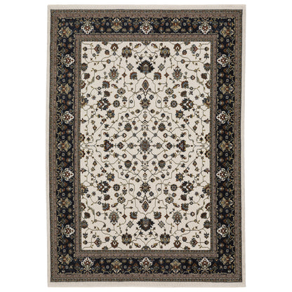 Oriental Weavers Vivian  Ivory Navy Traditional