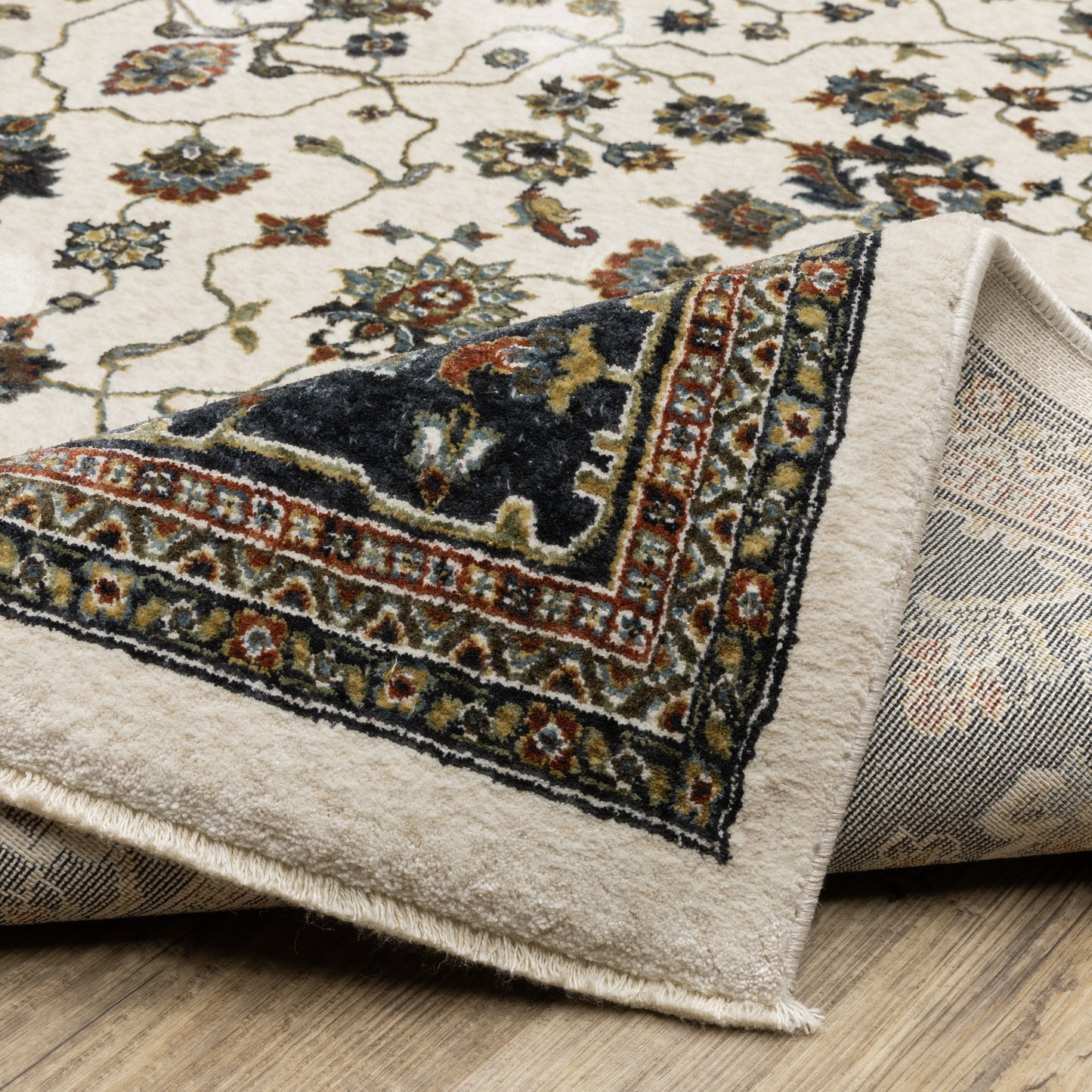 Oriental Weavers Vivian  Ivory Navy Traditional