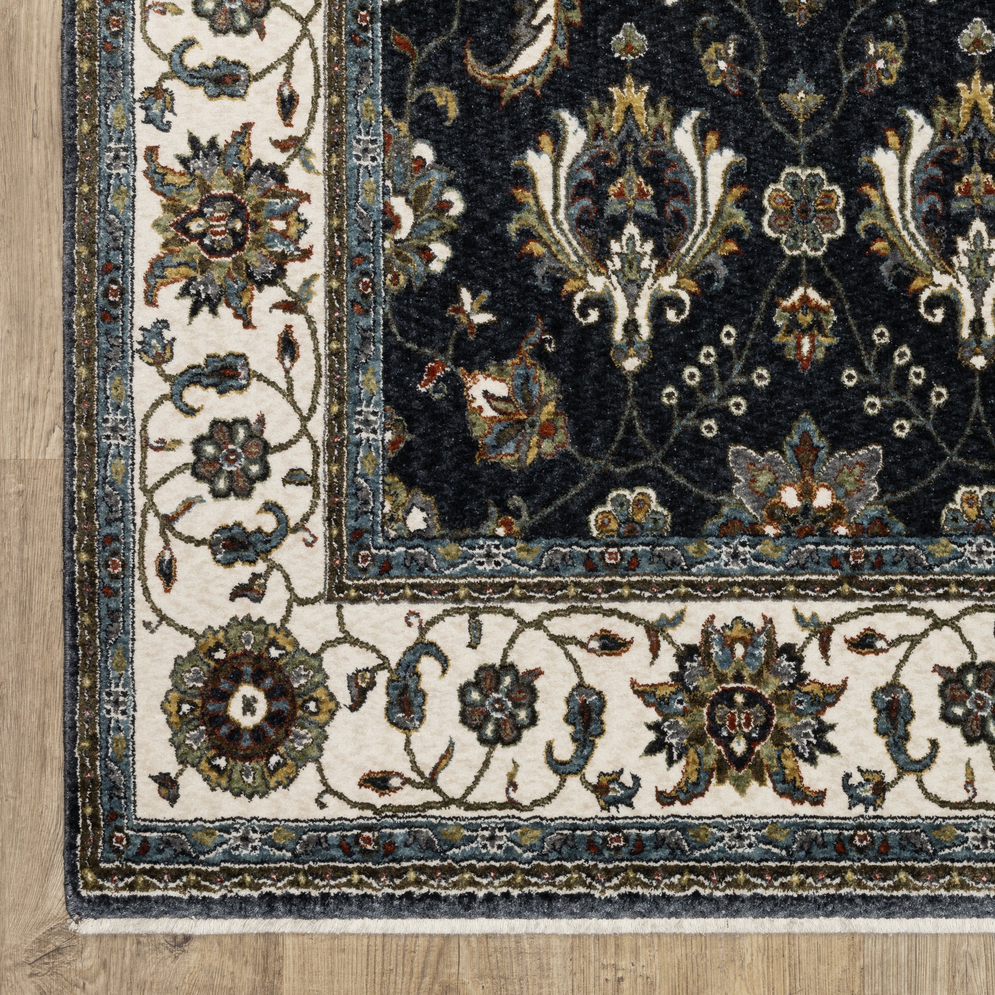Oriental Weavers Vivian  Blue Ivory Traditional