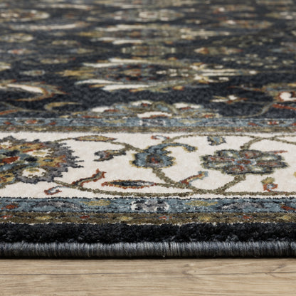 Oriental Weavers Vivian  Blue Ivory Traditional