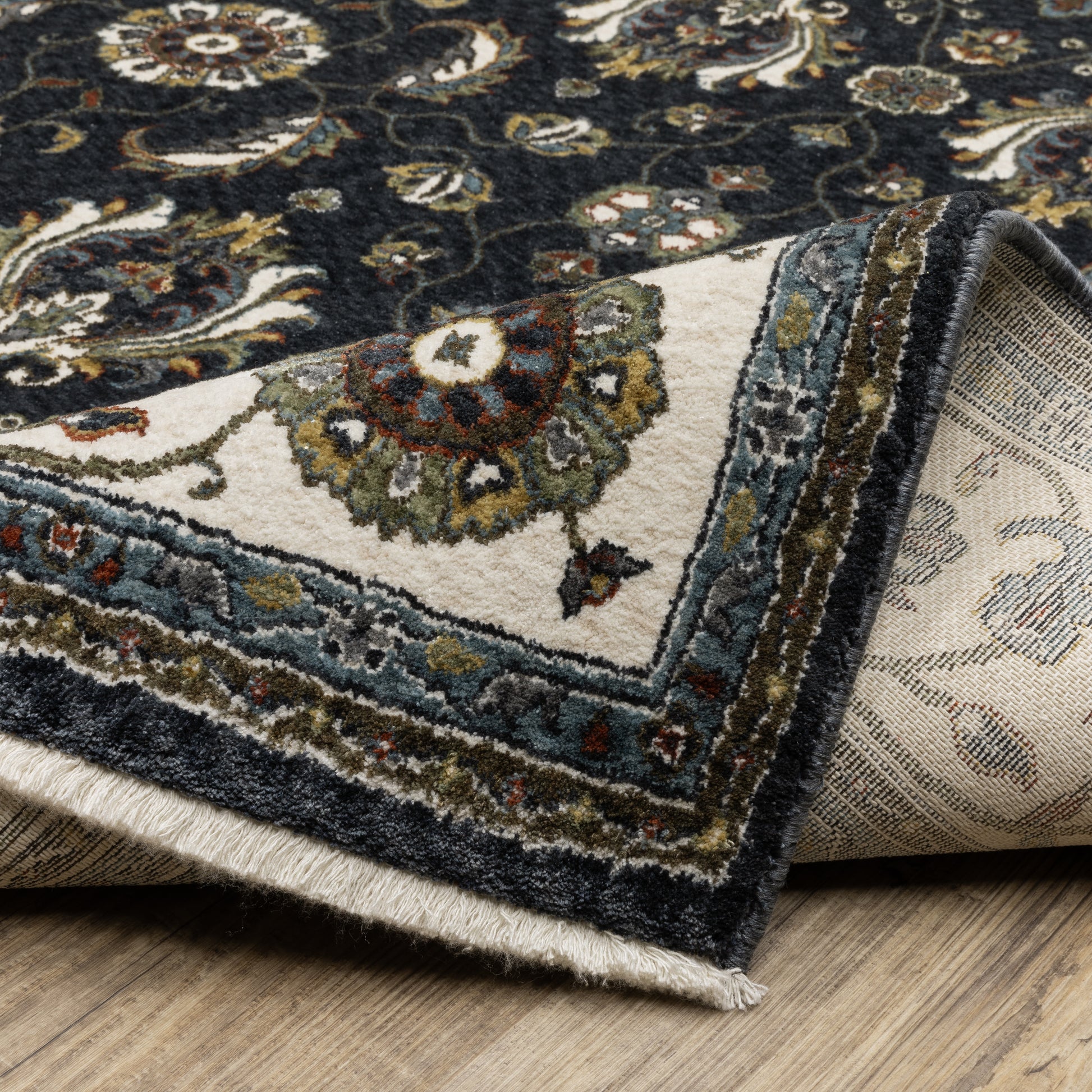 Oriental Weavers Vivian  Blue Ivory Traditional