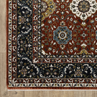 Oriental Weavers Vivian  Red Navy Traditional