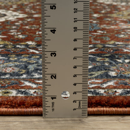 Oriental Weavers Vivian  Red Navy Traditional